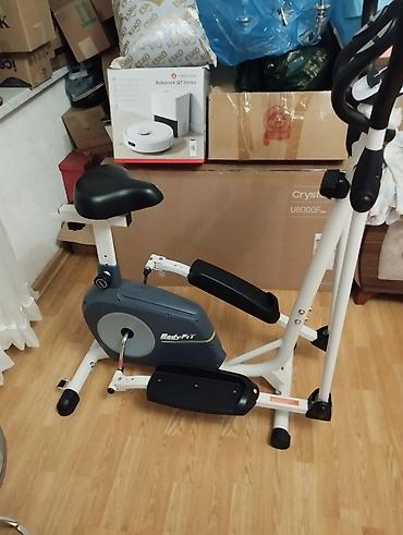 ellips trenajor: BodyFit eliptik velosiped-trener + oturacaqlı kombinə model 110 kq — 1