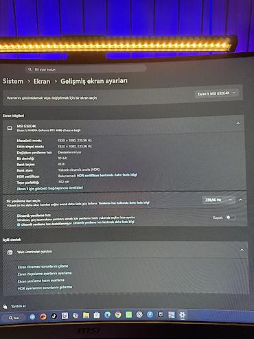 ipad 7 nesil: Güclü Gaming Set: RTX 4060 / DDR5 32GB / MSI 32" 240Hz + Logitech G — 7