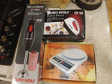 euro wolf ütü: Mətbəx üçün 3-lü dəst – Euro Wolf blender, Euro Wolf əl mikseri və — 1