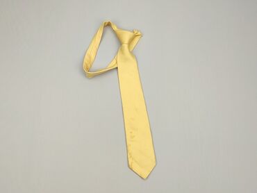 Krawaty i akcesoria: Krawat, kolor - Żółty, stan - Dobry
