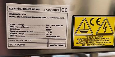 Dönər aparatları: Elektrik, Remta, 3 gözlü, Bıçaq ilə — 12