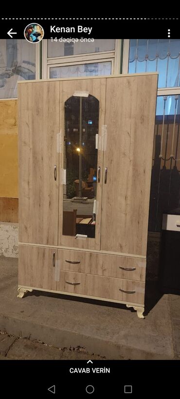 Dolablar: Yeni, Kupe, 3 qapılı Düz dolab, Dolab-asılqan, Azərbaycan — 28