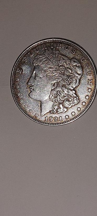 micro cd: Серебряный доллар Моргана, США, 1921 год. - Номинал: One Dollar - — 1
