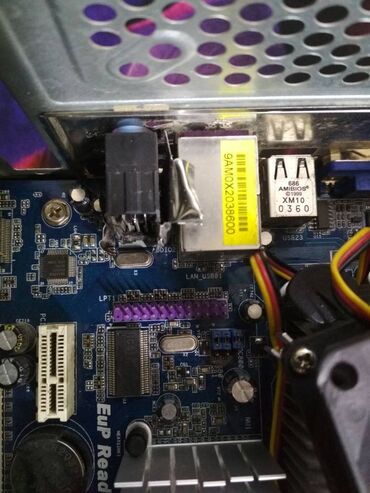 Digər ehtiyat hissələri: ASRock G31M-S R2.0 səs yeri dəyişilib səs gəmir bios saatı işləmir ana