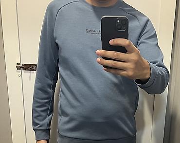 Рубашки: Мужской Свитшот Li-Ning оригинал состояние отличное Идеален для — 4