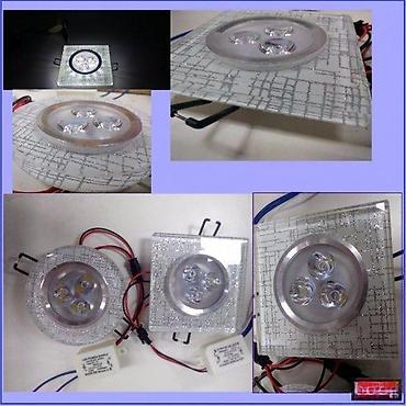 globus bar: LED rozetna staklena 3x1W+2W 6500K. LED rozetna staklena 3x1W+2W — 2