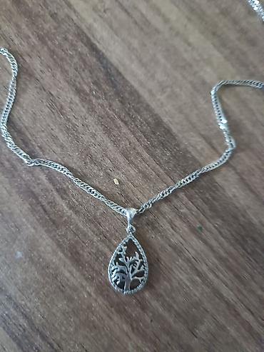 сепочка серебро: Серебристое украшение на шею с подвеской «Дерево Серебро 925 проба - — 4