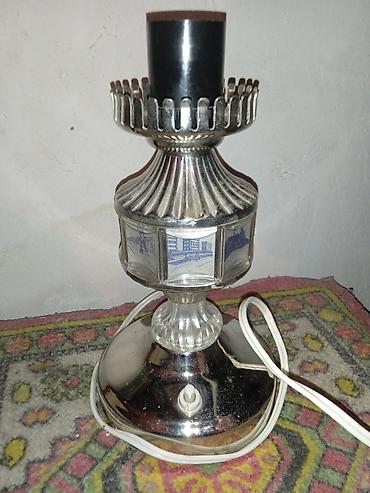 куплю ковры бу: SSSR Masaüstü elektrik lampası - Klassik üslubda, metalik gövdəli — 1