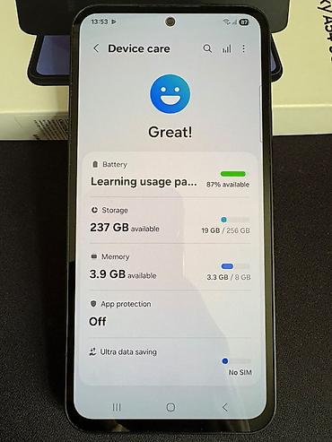 dd4 8gb: Samsung Galaxy A54 5G, 256 GB, rəng - Boz, Barmaq izi, İki sim kartlı, Face ID — 4