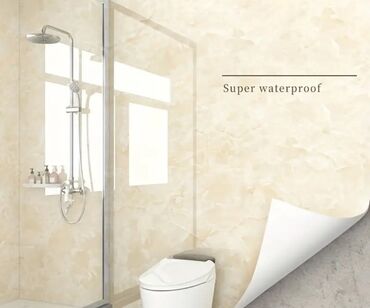 Vinil divar kağızı, oboy: Mermer Hamam Yapisqanlari.Suya Istiye Davamlidir Arxasi Ozu Falqali Su — 6