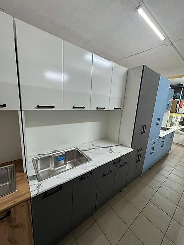 silver kitchen: Кухонный гарнитур, Новый, ДСП, Бесплатная доставка — 7