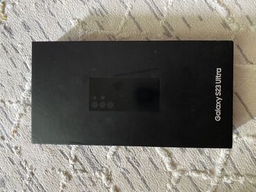 продаю бытовая техника: Samsung Galaxy S23 Ultra, Колдонулган, 256 ГБ, түсү - Кара, eSIM