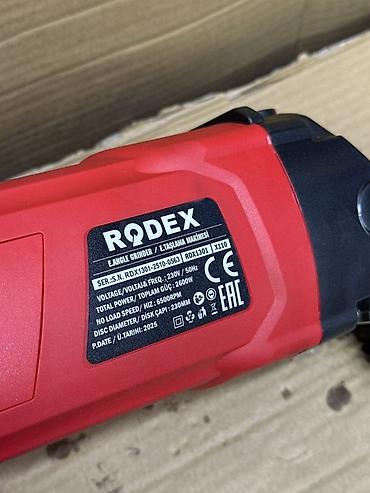 Электроинструменты: Угловая шлифмашина RODEX RDX1301 Характеристики: - Тип — 2