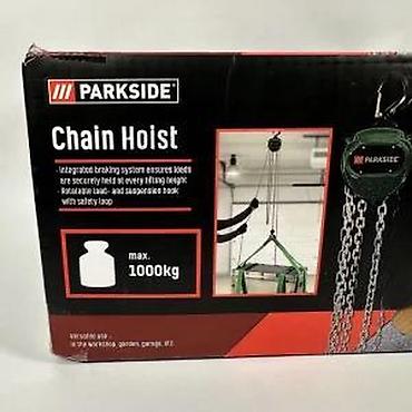 Dizalice: PARKSIDE ručni lančani vitlo (Chain Hoist) – model 496182 - Nosivost — 9