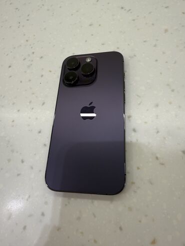 Apple iPhone: IPhone 14 Pro, Б/у, 256 ГБ, Deep Purple, Коробка, 88 %