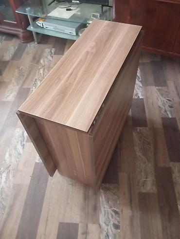 Masalar: Yığcam açılıb-bağlanan masa - Material: ağac teksturalı laminat/MDF — 1
