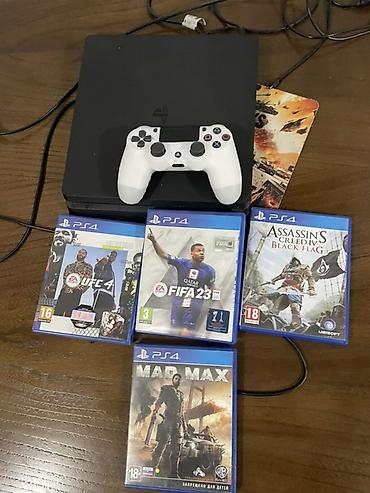 активный микшер: ПРОДАЮ PS4 slim состояние идеальная почти как новая есть 4 диск игр — 1