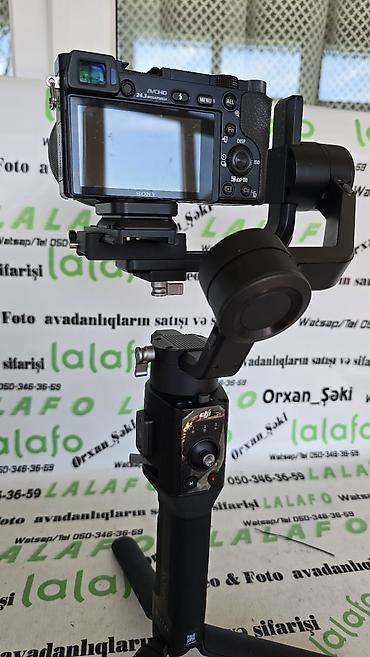 mini dv kamera: DJI Ronin-SC üzərində Sony A6000 və sony 28-70 abiyektif lə tam — 5
