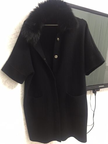 palto modelleri 2022: Пальто L (EU 40), цвет - Черный