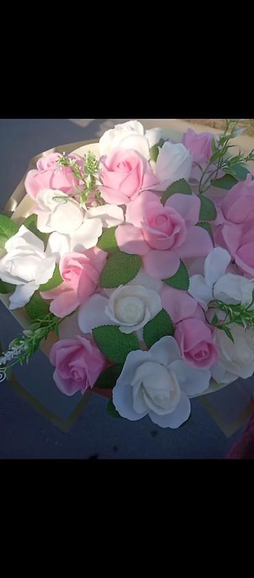 сумки на колёсах: Букет из мыло 💐 🧼 
800 — 1