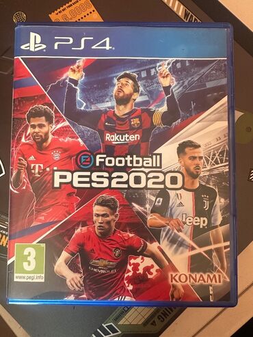 Digər oyun və konsollar: Pes 2020 PS4 diski Tam ideal vəziyətdə çoxx az oynanılıb təzədən