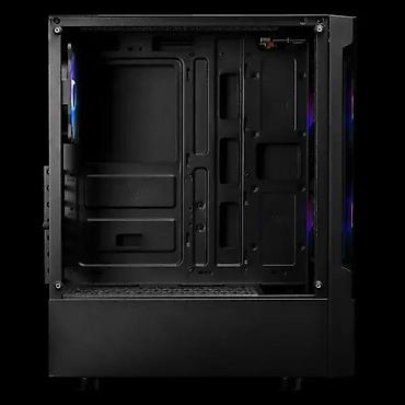 Ostali kompjuterski delovi: GAMDIAS mid‑tower ATX kućište sa staklenim prednjim panelom i RGB - — 1