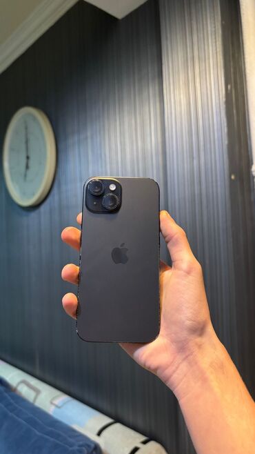 iphone 15 qiymət: IPhone 15, 128 GB, Black Titanium, Face ID, Zəmanət