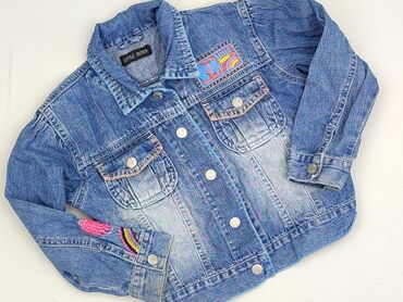 ekskluzywne sukienki: Children's jeans jacket, 4-5 years, 104-110 cm, condition - Very good