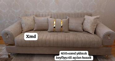 divan uzduyu: Qəşəng dizaynlı, açılan-bazalı divan. - Ölçü: 450×? (şəkildə qeyd — 1