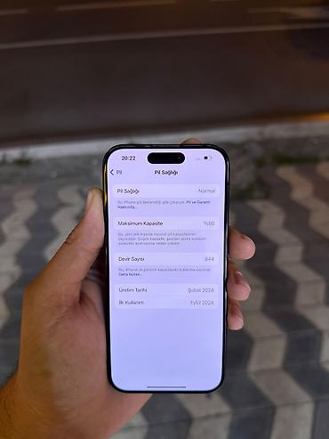pro max: IPhone 15 Pro, 128 GB, Deep Purple, Face ID — 6