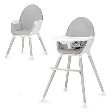 slike auta: Kinderkraft High stolica za hranjenje 2u1 FINI – Full Grey Šifra — 5