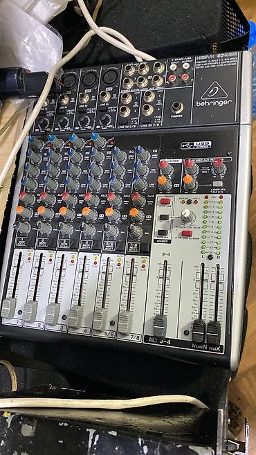 Səs avadanlığı: Behringer Xenyx X1204USB mikser - 12 kanallı kompakt mikser - 4 mic — 1