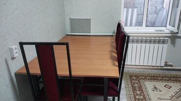 купить стол и стулья для столовой: 1 Стол 6 стул б/у 4500сом өзү алып кетүү