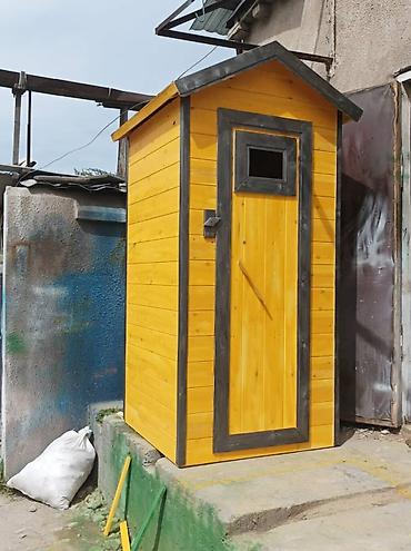 Уличный туалет: Деревянный туалет. Уличный туалет. Уличный туалет из лиственницы очень — 13