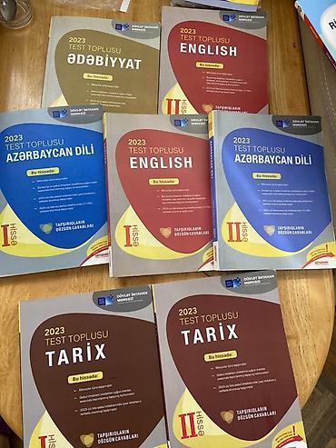 Testlər: Məhsul: 2023 “Test Toplusu” kitabları dəsti Hamisi bir yerde icleride — 1