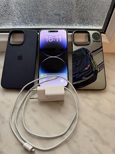 iphone 16e qiymet: IPhone 14 Pro Max, 128 GB, Deep Purple, Simsiz şarj, Face ID — 1