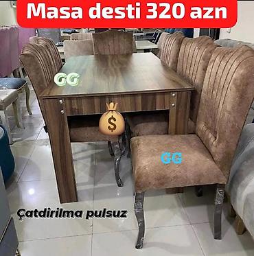 kapron stol stul: Masa desti rəng seçimi var — 1