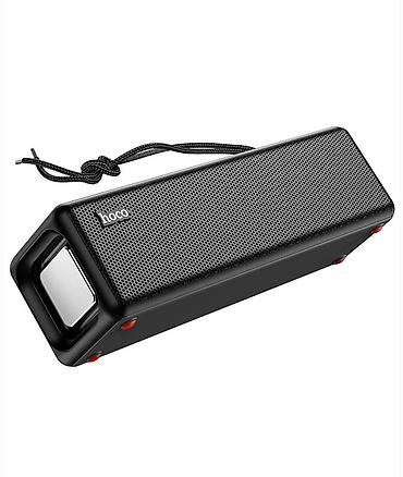 Динамики и колонки: Портативная Bluetooth‑колонка Hoco (прямоугольная, с ремешком) — 3