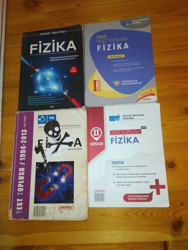 тесты по математике 2 класс в азербайджане: Fizika üzrə abituriyent hazırlığı üçün kitab dəsti Dəstəyə daxil