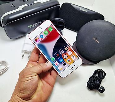 Apple iPhone: IPhone 7, Б/у, 128 ГБ, Красный, Зарядное устройство, Защитное стекло, Наушники, 100 % — 15