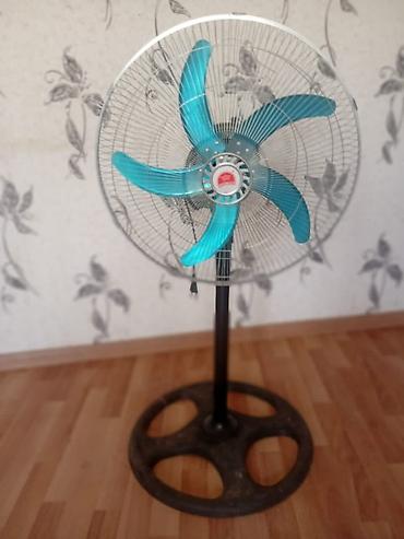 Elektrik ventilyatoru - Güclü hava axını üçün 5 qanadlı mavi pervanə