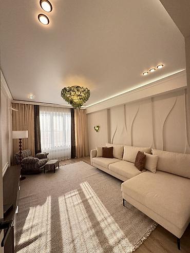 binar: 2 комнаты, 64 м², Кок-Жар мкр Элитка, 7 этаж, Дизайнерский ремонт — 1