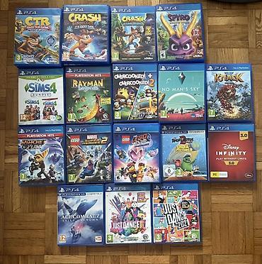 PS4 (Sony Playstation 4): Kolekcija originalnih igara za PlayStation 4 i PlayStation 5 (kutije — 13