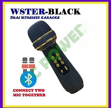 iphone 7 polovan cena: Bluetooth karaoke mikrofon crni ws-898. bluetooth karaoke mikrofon — 1