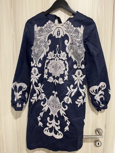 azel haljine: S (EU 36), color - Blue, Other style, Long sleeves