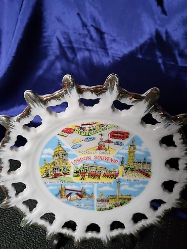 Ostali kućni dekor: Tanjir London za na zid,vintaz,Foreign porcelan. Tanjir za na zid — 4