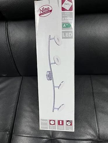 Rasveta: LED plafonjerka/trakasto svetlo sa 4 kružna reflektora (model — 8