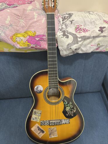 ремонт гитар бишкек: Akustik gitara, Akkord, 6 sim, İşlənmiş, Ödənişli çatdırılma