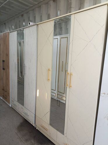 Шкафы для одежды: Шкаф для одежды, Новый, Прямой, ЛДСП — 6