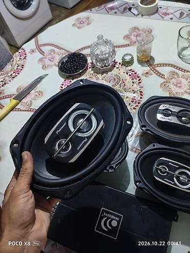 komp: Pioneer avtomobil akustik dəsti - 4 ədəd Pioneer 6x9 düym koaksial — 4
